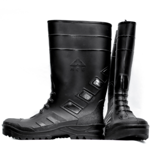 Black Steel Toe Gumboots