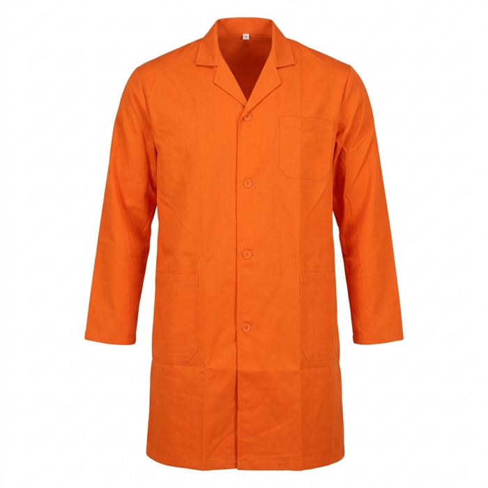 Orange Worksafe Dust coat
