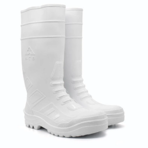 White Steel Toe Gumboots